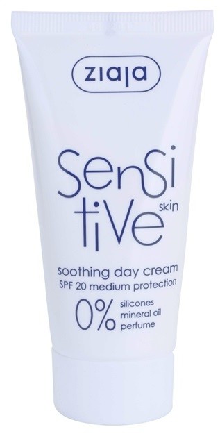 Ziaja Sensitive nyugtató krém száraz és viszkető bőrre SPF 20  50 ml
