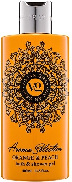 Vivian Gray Aroma Selection Orange & Peach tusoló- és fürdőgél  400 ml