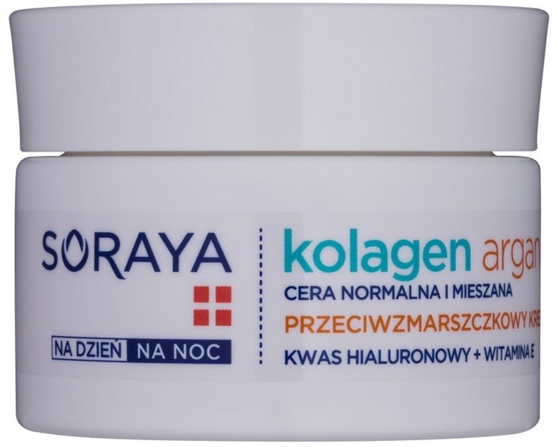 Soraya Collagen & Argan hidratáló ránctalanító krém hialuronsavval  50 ml