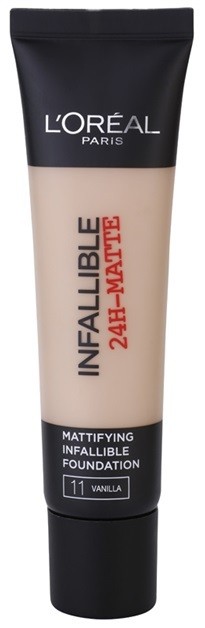 L’Oréal Paris Infallible mattító make-up árnyalat 11 Vanilla 35 ml