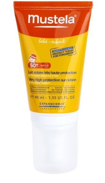 Mustela Solaires védőkrém az egész arcra SPF 50+  40 ml