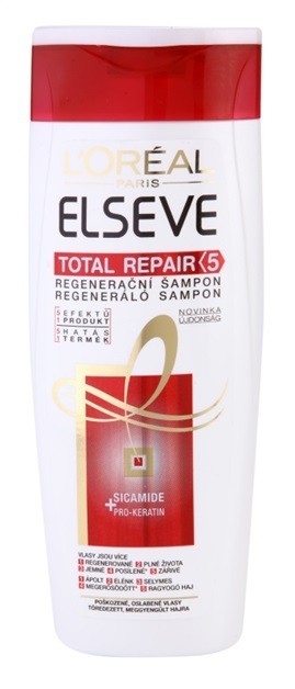 L’Oréal Paris Elseve Total Repair 5 regeneráló sampon  250 ml