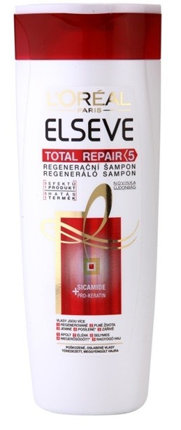 L’Oréal Paris Elseve Total Repair 5 regeneráló sampon  400 ml