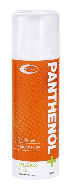 Topvet Panthenol + nyugtató testápoló tej  200 ml