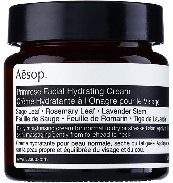 Aésop Skin Primrose hidratáló krém normál és száraz bőrre  60 ml