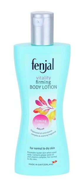 Fenjal Vitality feszesítő és tápláló testápoló tej normál és száraz bőrre  200 ml