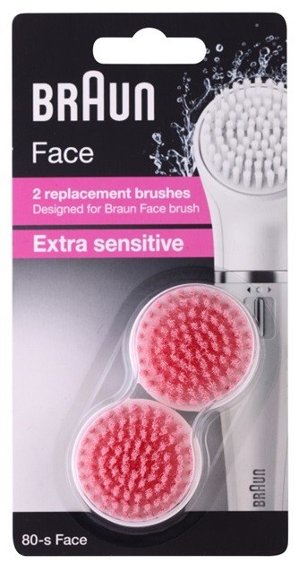 Braun Face  80-s Extra Sensitive tartalék kefék 2 db