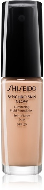 Shiseido Synchro Skin Glow élénkítő make-up SPF 20 árnyalat Rose 3 30 ml