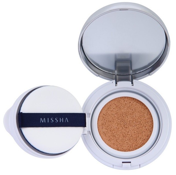 Missha M Magic Cushion kompakt make - up SPF 50+ árnyalat No.21 SPF50+/PA+++ 15 g