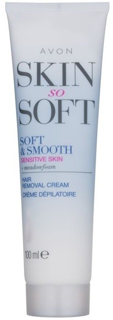 Avon Skin So Soft Smooth szőrtelenítő krém a testre az érzékeny bőrre  100 ml