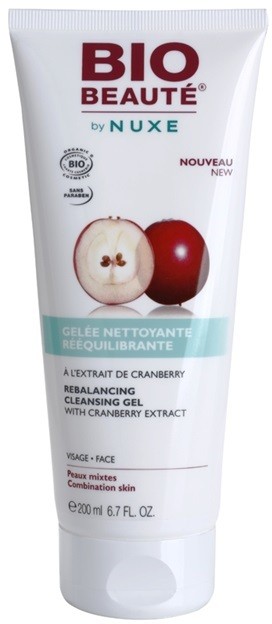Bio Beauté by Nuxe Rebalancing kiegyenlítő és tisztító gél vörösáfonya kivonattal  200 ml