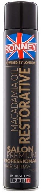 Ronney Macadamia Oil Restorative hajlakk erős fixálással  750 ml