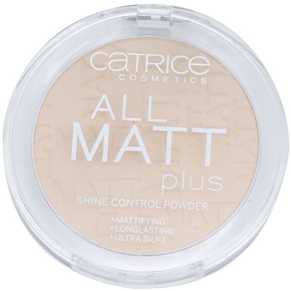 Catrice All Matt Plus mattító púder árnyalat 010 Transparent 10 g