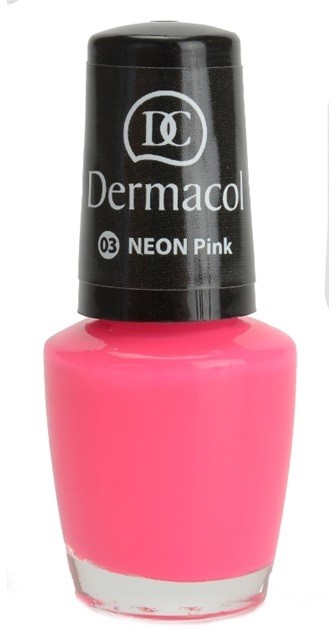 Dermacol Neon neon körömlakk árnyalat 03 Pink 5 ml