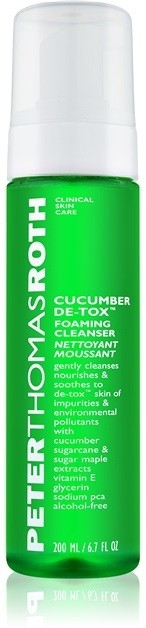 Peter Thomas Roth Cucumber De-Tox tisztító hab az arcra  200 ml