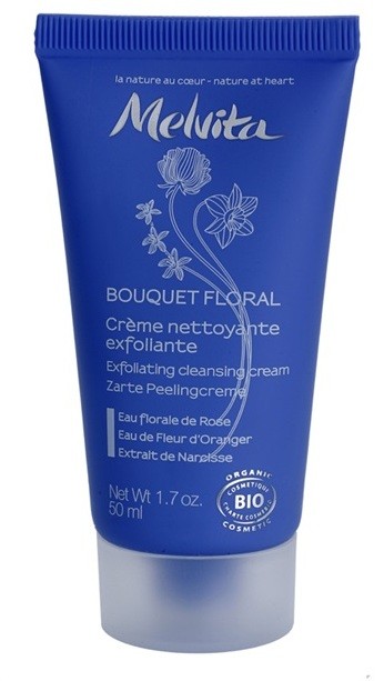 Melvita Bouquet Floral tisztító és peelinges krém  50 ml