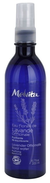 Melvita Eaux Florales Lavende Officinale tisztító víz a bőr egyensúlyának megújulásáért spray -ben  200 ml