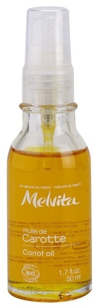 Melvita Huiles de Beauté Carotte finomító olaj a természetes barnulásért arcra és testre  50 ml