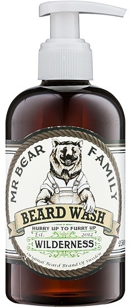 Mr Bear Family Wilderness szakáll sampon  250 ml