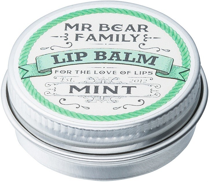 Mr Bear Family Mint ajakbalzsam uraknak  15 ml