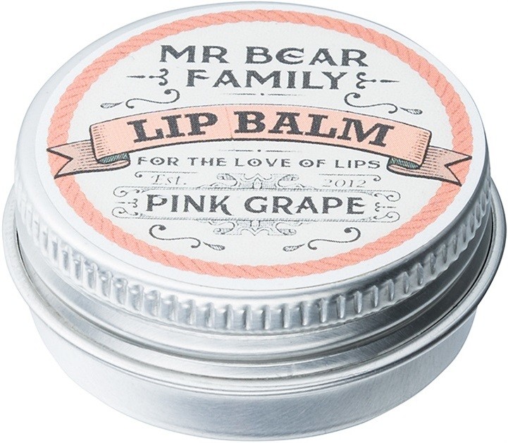 Mr Bear Family Pink Grape ajakbalzsam uraknak  15 ml