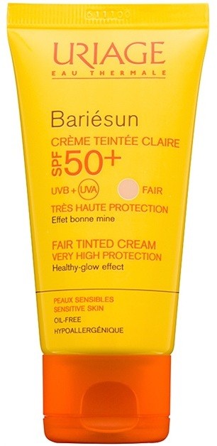 Uriage Bariésun színező védő krém SPF 50+ árnyalat Fair  50 ml