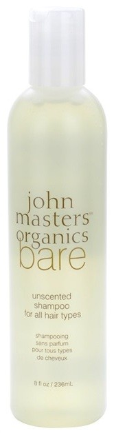 John Masters Organics Bare Unscented sampon minden hajtípusra parfümmentes  236 ml