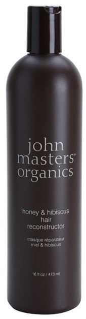 John Masters Organics Honey & Hibiscus megújító maszk a haj megerősítésére  473 ml