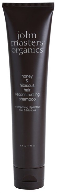 John Masters Organics Honey & Hibiscus megújító sampon a haj megerősítésére  177 ml