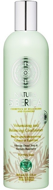 Natura Siberica Natural & Organic dúsító kondicionáló zsíros hajra  400 ml