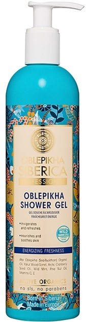 Natura Siberica Sea-Bucktorn friss tusfürdő gél  400 ml
