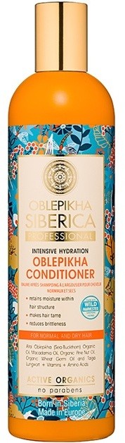 Natura Siberica Sea-Bucktorn hidratáló kondicionáló normál és száraz hajra  400 ml