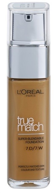 L’Oréal Paris True Match folyékony make-up árnyalat 7D/7W Golden Amber 30 ml