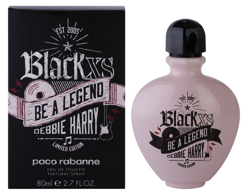 Paco Rabanne Black XS  Be a Legend Debbie Harry eau de toilette nőknek 80 ml limitált kiadás