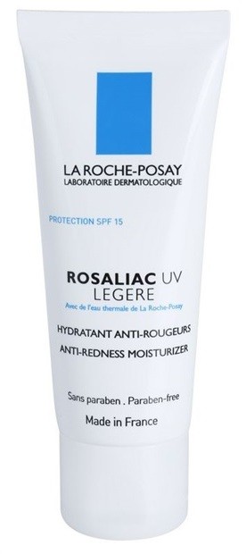 La Roche-Posay Rosaliac UV Legere nyugtató krém érzékeny bőrre bőrpírre hajlamossággal SPF 15  40 ml
