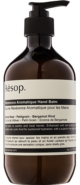 Aésop Body Reverence Aromatique hidratáló kézbalzsam  500 ml