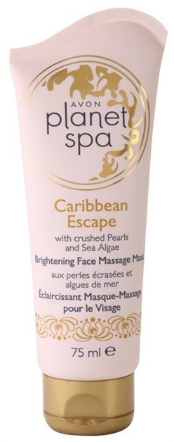 Avon Planet Spa Caribbean Escape élénkítö masszázs - arcmaszk tengeri hínárral és gyöngy kivonattal  75 ml