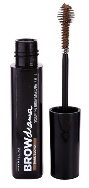 Maybelline Brow Drama formázó szempillaspirál szemöldökre árnyalat Dark Blond 7,6 ml