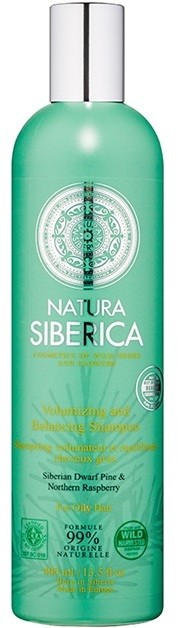 Natura Siberica Natural & Organic sampon a dús hajért zsíros hajra  400 ml