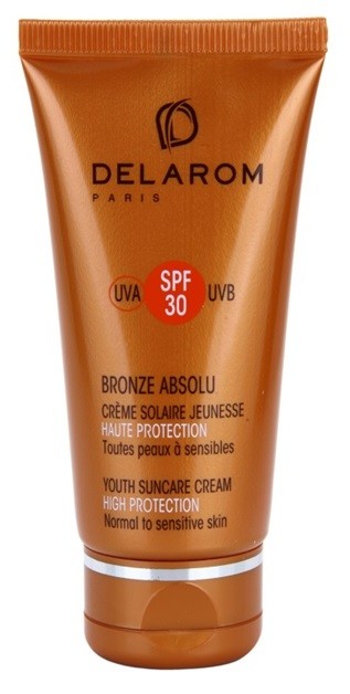 Delarom Bronze Absolu védő és fiatalító nappali krém SPF 30  50 ml