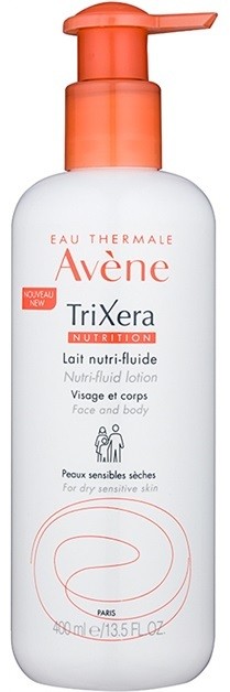 Avène TriXera Nutrition intenzíven tápláló folyékony testápoló tej száraz és érzékeny bőrre  400 ml