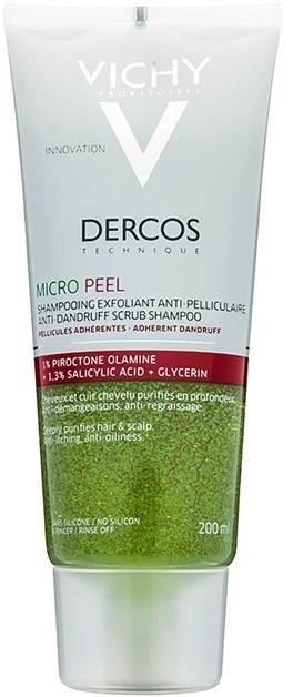 Vichy Dercos Micro Peel peelinges sampon korpásodás ellen  200 ml