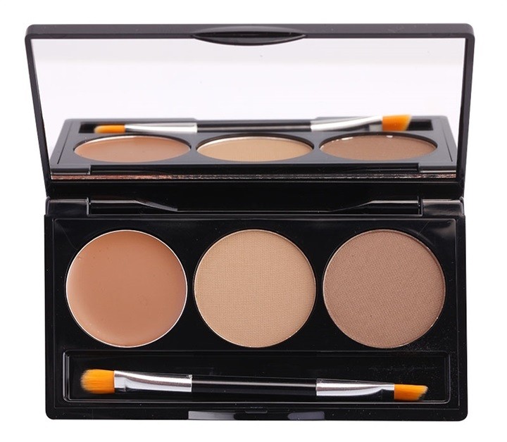 BHcosmetics Flawless szett a szemöldökre árnyalat Light 3,1 + 1,2 g