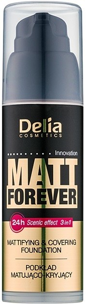 Delia Cosmetics Matt Forever könnyű make-up árnyalat 44 35 ml