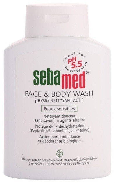 Sebamed Wash Gyengéd tisztító emulzió arcra és testre az érzékeny bőrre  200 ml