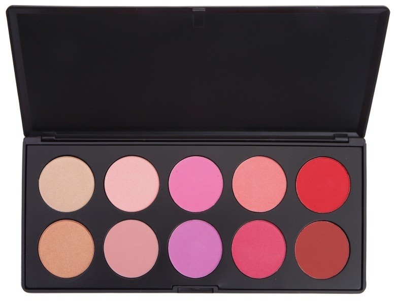 BHcosmetics Glamorous arcpirosító paletta  27 g