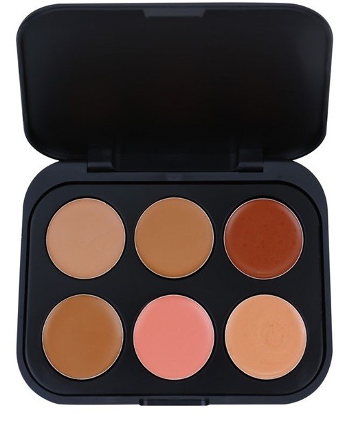 BHcosmetics 6 Color korrektor paletta árnyalat Dark  5,8 g