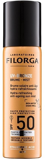 Filorga Medi-Cosmetique UV Bronze védő hidratáló és felfrissítő permet a bőröregedés jelei ellen SPF 50  60 ml
