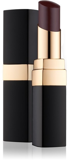 Chanel Rouge Coco Shine hidratáló rúzs árnyalat 128 Noir Moderne  3 g