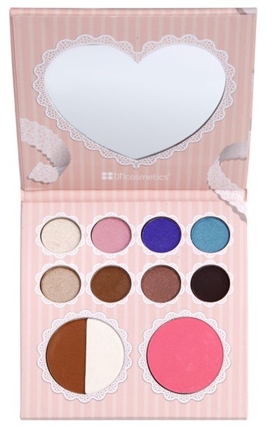 BHcosmetics That´s Heart dekoratív kozmetikumok választéka tükörrel  12,4 g